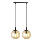 Emibig Pendellampa Cosmo Stål Svart | Passande för 2x E14 - Max 10W