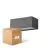 Flerpack 4x D'Lite Vägglampa Bello Svart Up & Down 12W 850lm - 830 Varm Vit| IP54