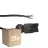Flerpack 25x Noxion GST - Kompatibel Strömkabel Svart - Manlig + Öppna ändar - 0,3m - 3 pole 0,75mm2