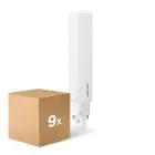 Flerpack 9x Philips CorePro PL-C LED 8.9W 990lm - 830 Varm Vit | 2-Stift - Ersättare 26W